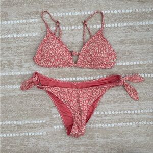 Billabong x Wrangler Pink Bikini Set